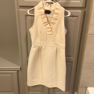 Just...Taylor Cream V-Neck Dress